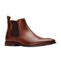 Front - Base London Mens Sikes Leather Chelsea Boots