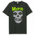 Front - Amplified Unisex Adult Neon Skull Misfits T-Shirt