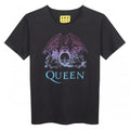 Front - Amplified Unisex Adult Ombre Crest Queen T-Shirt