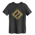 Front - Amplified Unisex Adult Concrete & Gold Foo Fighters T-Shirt