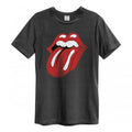 Front - Amplified Unisex Adult Tongue Era The Rolling Stones T-Shirt