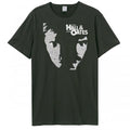 Front - Amplified Unisex Adult Silhouette Darryl Hall & John Oates T-Shirt