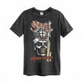 Front - Amplified Unisex Adult Here´s Papa Ghost T-Shirt