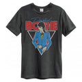 Front - Amplified Unisex Adult Bootleg David Bowie T-Shirt