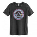 Front - Amplified Unisex Adult Neon Dark Side Pink Floyd T-Shirt