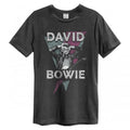 Front - Amplified Unisex Adult Look Into My Eyes David Bowie T-Shirt