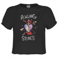 Front - Amplified Womens/Ladies Hackney Diamonds The Rolling Stones Crop Top