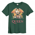 Front - Amplified Unisex Adult Royal Crest Queen T-Shirt