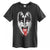 Front - Amplified Unisex Adult Demon Face Kiss T-Shirt