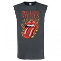 Front - Amplified Mens Hot Tongue The Rolling Stones Tank Top