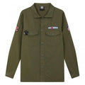 Front - Amplified Mens The Rolling Stones Military Overshirt