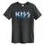 Front - Amplified Unisex Adult Distressed Kiss T-Shirt