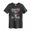 Front - Amplified Unisex Adult Look Into My Eyes David Bowie T-Shirt