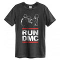 Front - Amplified Unisex Adult Silhouette Run DMC T-Shirt