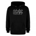 Front - Amplified Unisex Adult Black In Black AC/DC Hoodie