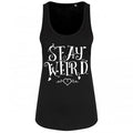 Front - Grindstore Ladies/Womens Stay Weird Floaty Tank