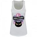 Front - Grindstore Womens/Ladies Solitary Society Tank Top