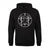 Front - Grindstore Mens Ram Skull Pentagram Hoodie