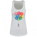 Front - Grindstore Womens/Ladies Penguin & Balloons Vest Top