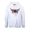 Front - Grindstore Mens Pierced Rose Hoodie