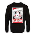 Front - Grindstore Mens Horror Sleigh Christmas Jumper