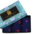 Front - Laurence Llewelyn-Bowen Mens Repeat Print Socks (Pack of 3)