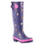 Front - Lazy Dogz Womens/Ladies Harper Dog Print Wellington Boots