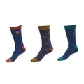 Front - Laurence Llewelyn-Bowen Mens Animals Socks (Pack of 3)