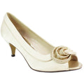 Front - Lunar Womens/Ladies Ripley Satin Court Shoes