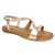 Front - Lunar Womens/Ladies Emilia S Pattern Sandals