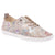 Front - Lunar Womens/Ladies Exbury Floral Leather Plimsolls