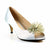 Front - Lunar Womens/Ladies Lucia Satin Court Shoes