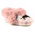 Front - Lazy Dogz Womens/Ladies Callie Moccasin Slippers