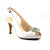 Front - Lunar Womens/Ladies Venice Satin Court Shoes