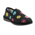 Front - Lunar Womens/Ladies Sepal Felt Slippers