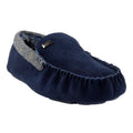 Front - Lazy Dogz Mens Worley Suede Slippers