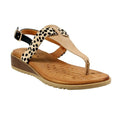 Front - Lunar Womens/Ladies Gina Sandals