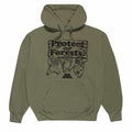 Front - Star Wars Unisex Adult Protect Our Forests Triple Hoodie