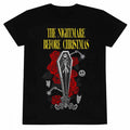 Front - Nightmare Before Christmas Unisex Adult Jack Skellington Coffin T-Shirt