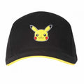 Front - Pokemon Pikachu Badge Baseball Cap