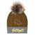 Front - Harry Potter Hufflepuff Pom Pom Beanie