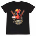 Front - Deadpool Unisex Adult Gangsta T-Shirt