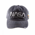 Front - NASA Unisex Adult Logo Vintage Snapback Cap