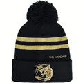 Front - The Witcher Unisex Adult Logo And Symbol Pom Pom Beanie