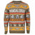 Front - Star Wars Mandalorian Unisex Adult Repeat Print Knitted Jumper