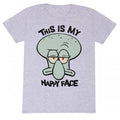 Front - SpongeBob SquarePants Unisex Adult My Happy Face T-Shirt