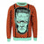 Front - Universal Monsters Unisex Adult Head Shot Frankenstein Knitted Jumper