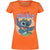 Front - Lilo & Stitch Womens/Ladies Here For The Music Fitted T-Shirt