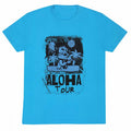 Front - Lilo & Stitch Unisex Adult Aloha Tour T-Shirt