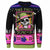 Front - One Piece Unisex Adult Skull Knitted Jumper